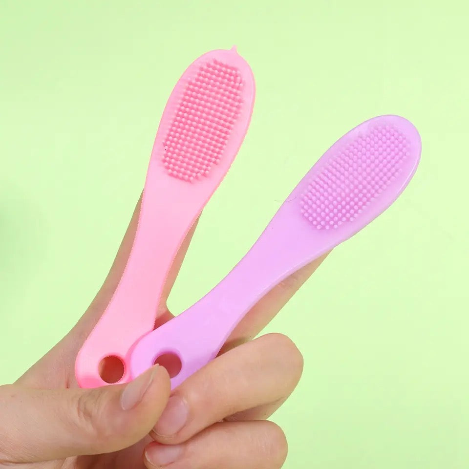 Silicone Nose Finger Brush, Facial Pore Cleaning Brush, Double-side Massage Brush, Soft Nose Head Wash Brush, Beauty Skin Care Clean Tool, Face Nasal Scrubbing Brush, Multi Use Cleaning Brush Silicone Nose Finger Brush, Facial Pore Cleaning Brush, Double-side Massage Brush, Soft Nose Head Wash Brush, Beauty Skin Care Clean Tool, Face Nasal Scrubbing Brush, Multi Use Cleaning Brush